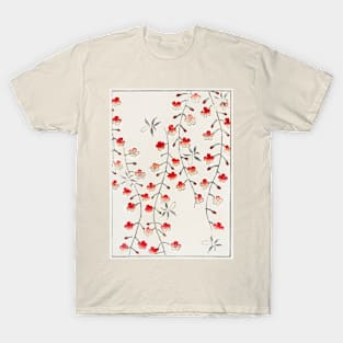 Cherry Blossom: Floral painting from Bijutsu Sekai by Watanabe Seitei - digitally cleaned and restored T-Shirt